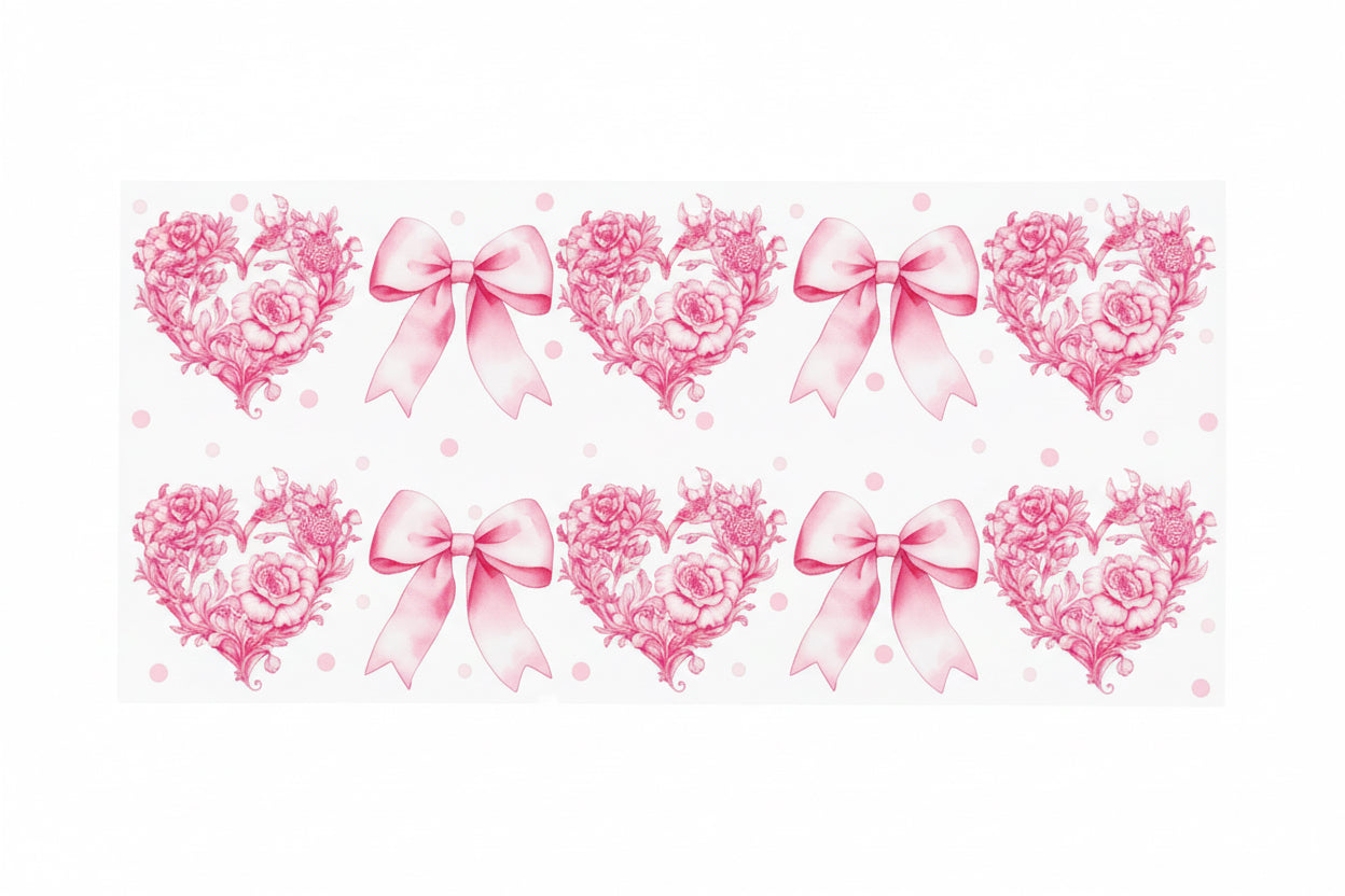 Pink hearts & Bows