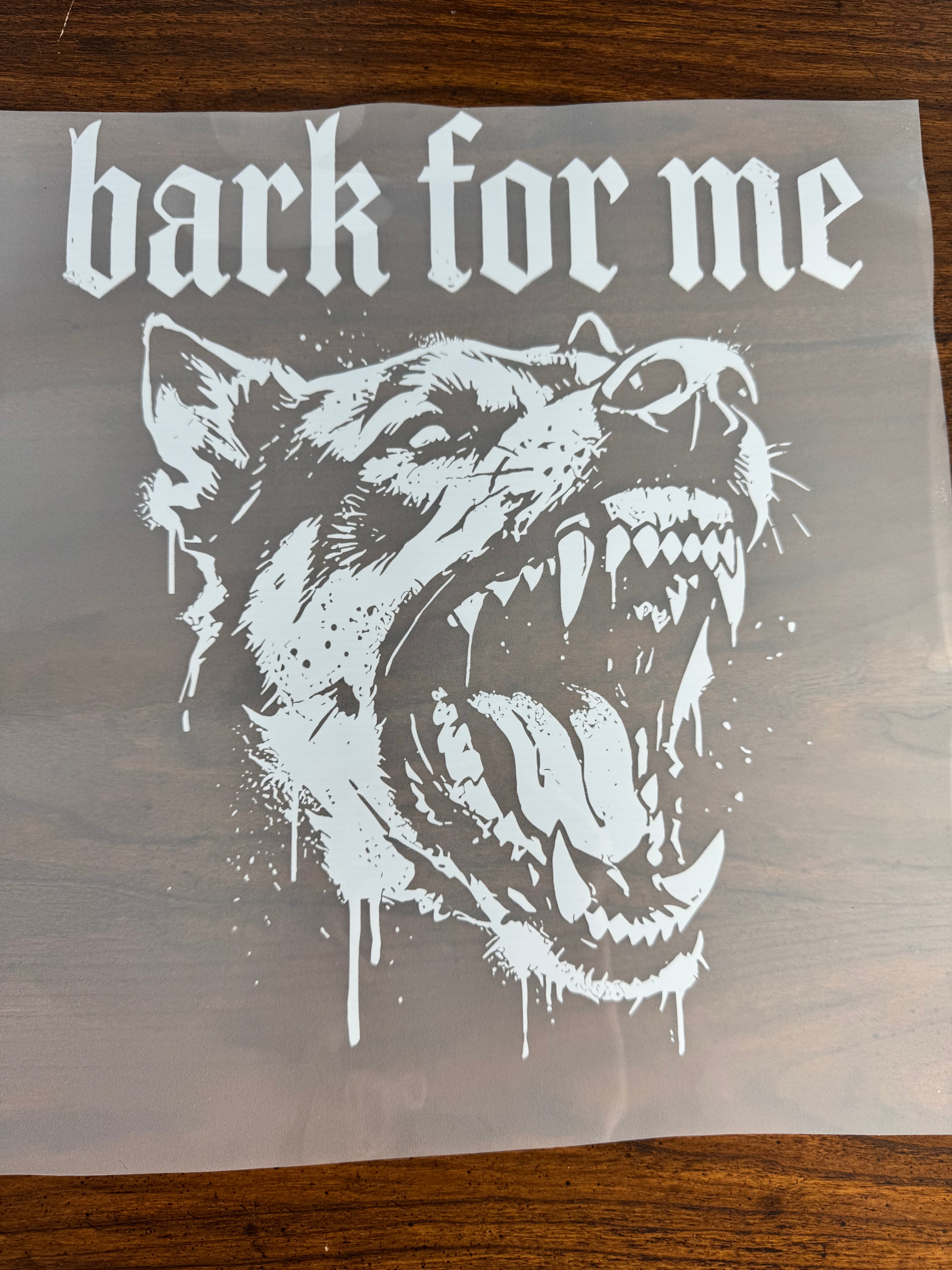 Bark for me