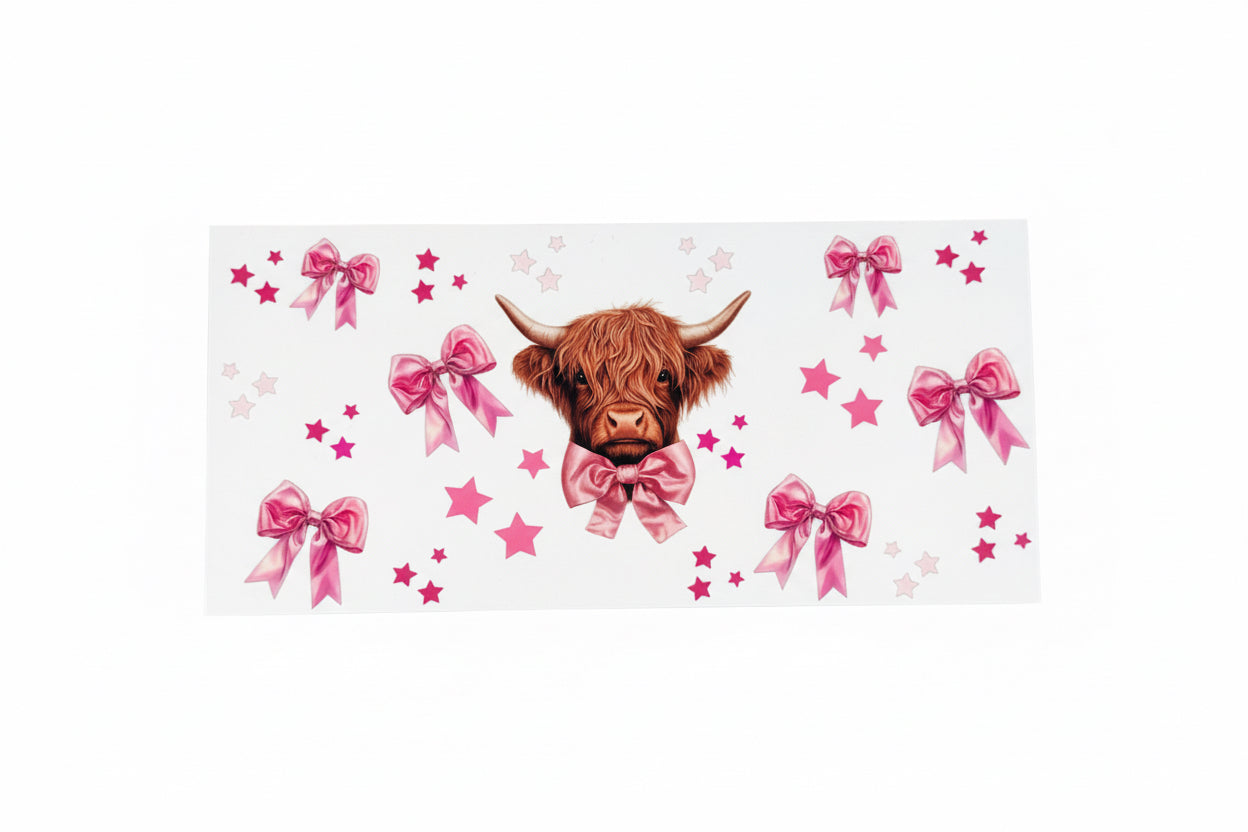 Cow w/ pink bows