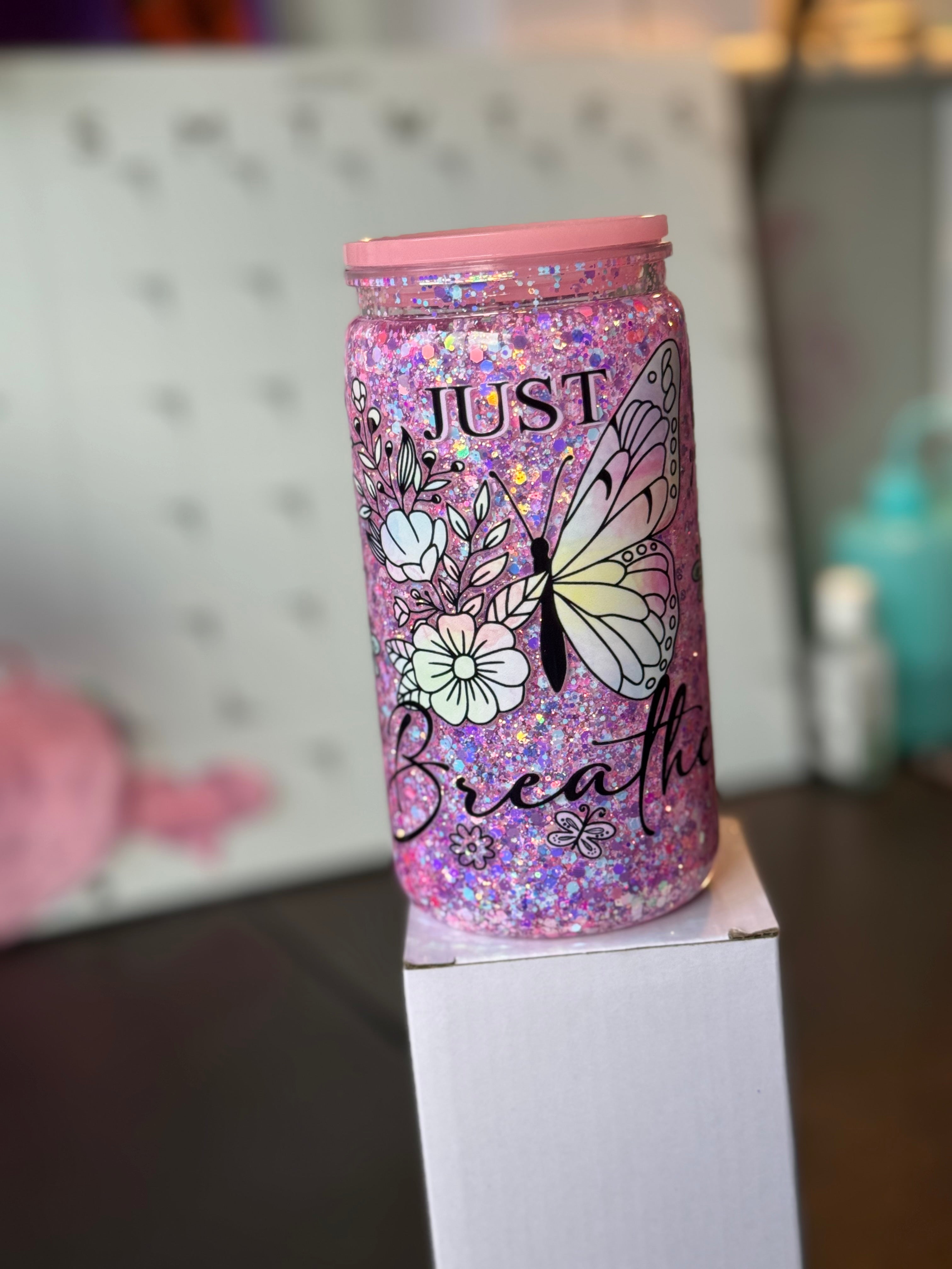 16oz acrylic (glow in the dark)