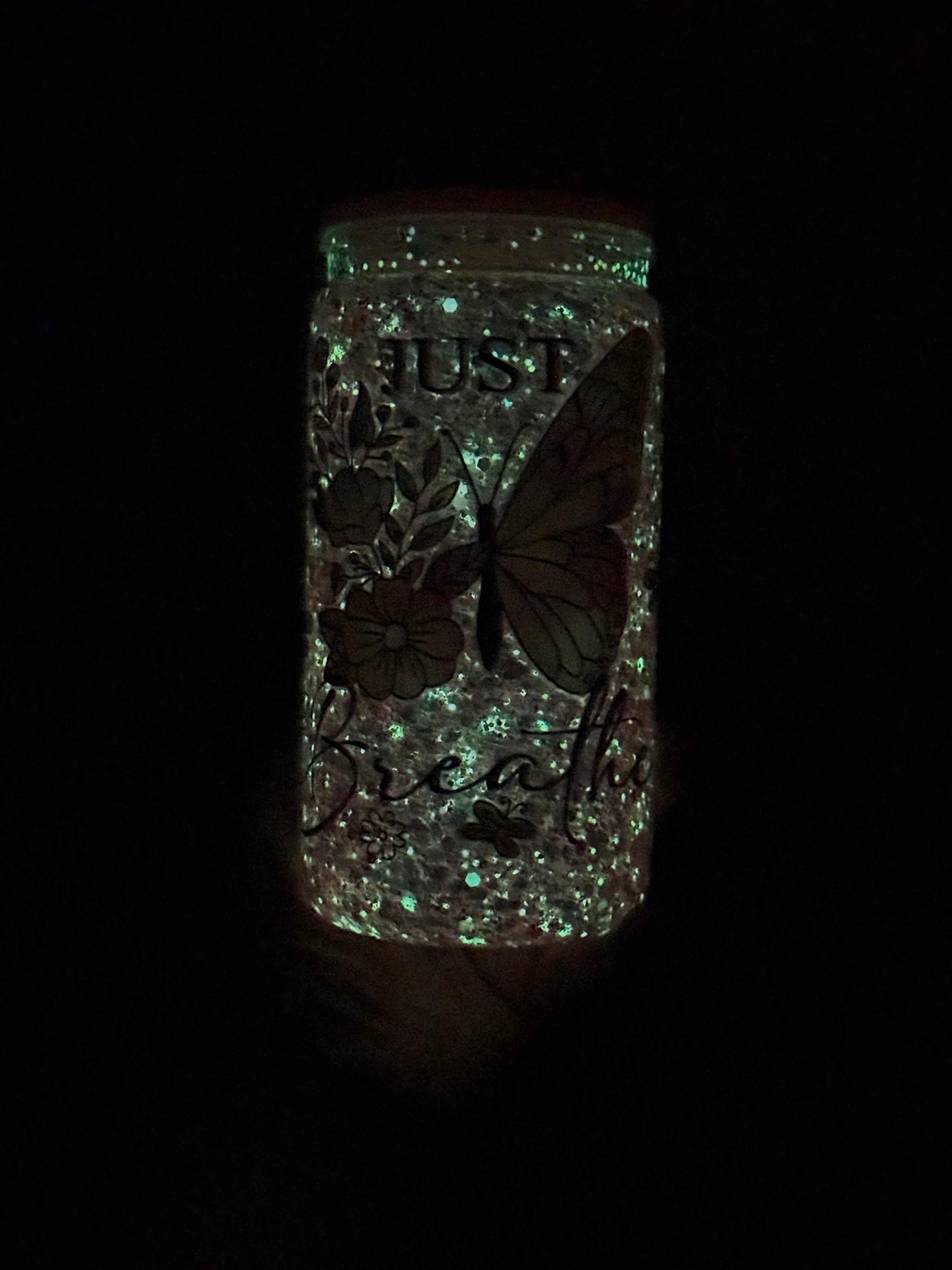 16oz acrylic (glow in the dark)